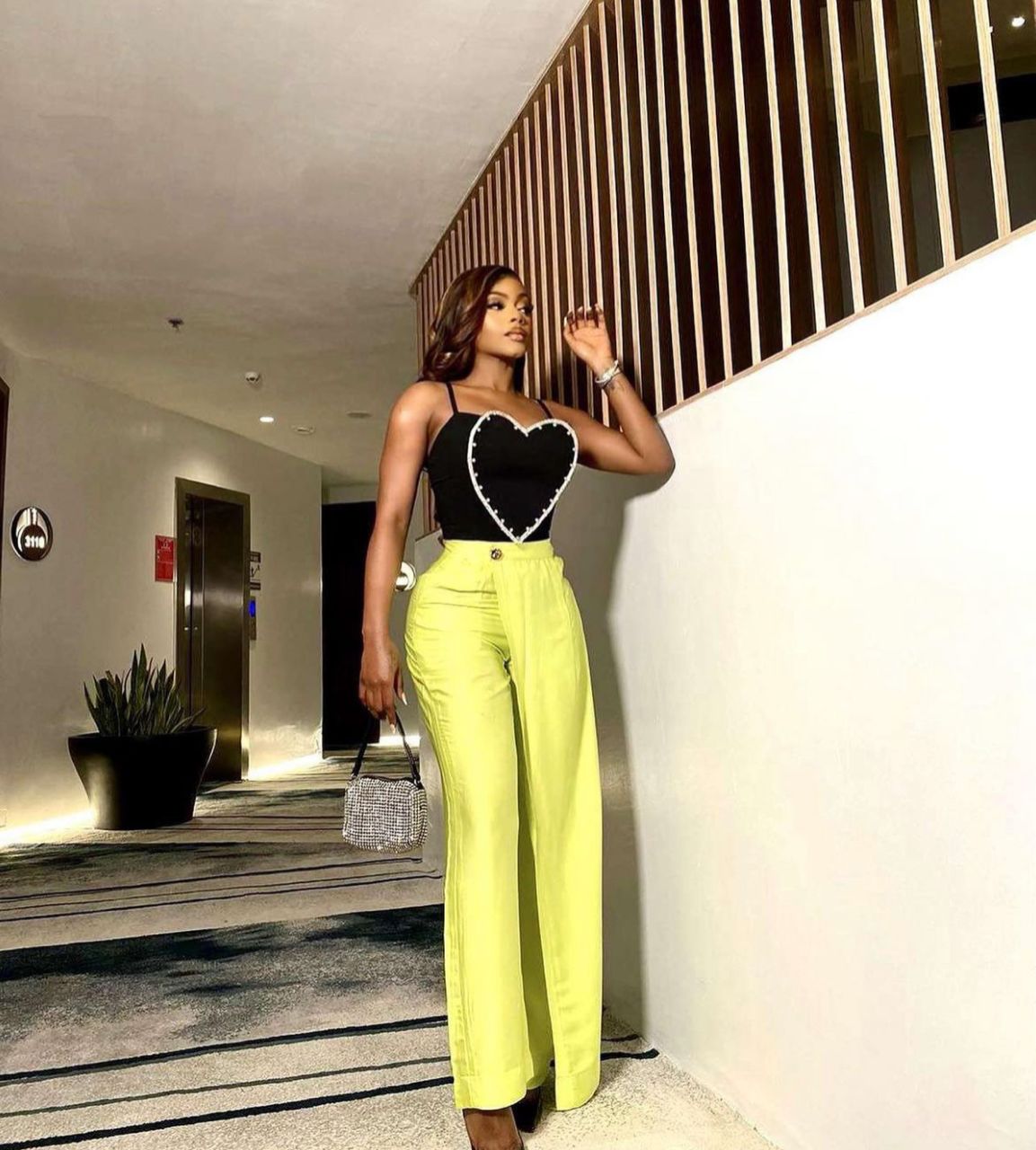 Love Top paired with Overlapped Pant