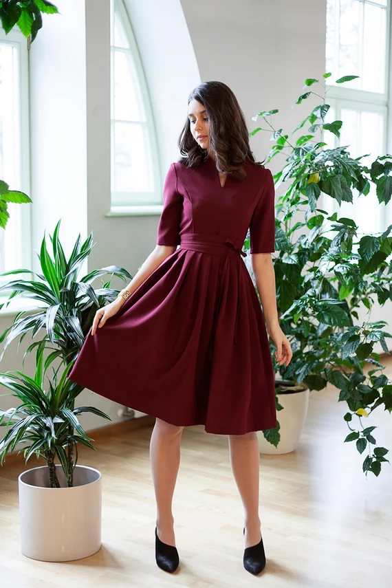 A-line dress best office dresses